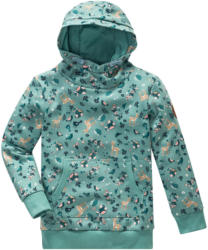 Mädchen Hoodie mit Waldtier-Allover
