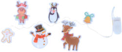 Weihnachtssticker mit LED-Licht
