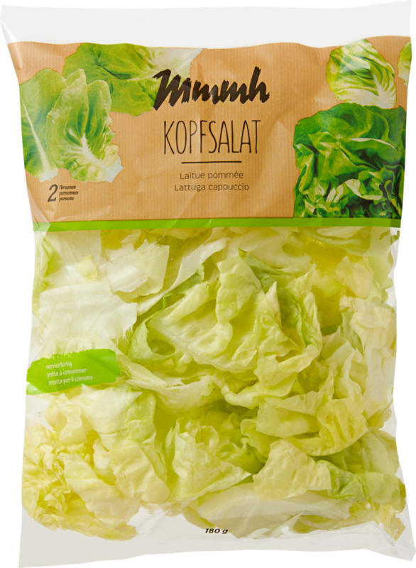 Mmmh Kopfsalat, Herkunft siehe Verpackung, 180 g