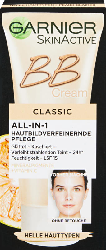 Garnier SkinActive BB Cream, Classic All in 1, 50 ml