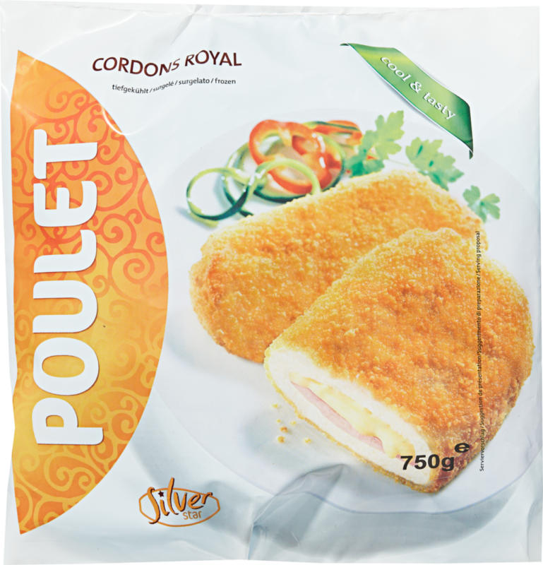 Silverstar Poulet Cordons Royal, 750 g