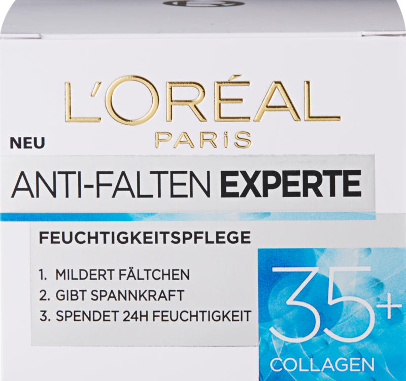 Crème hydratante anti-rides Experte L'Oréal, Collagène, 35+, 50 ml