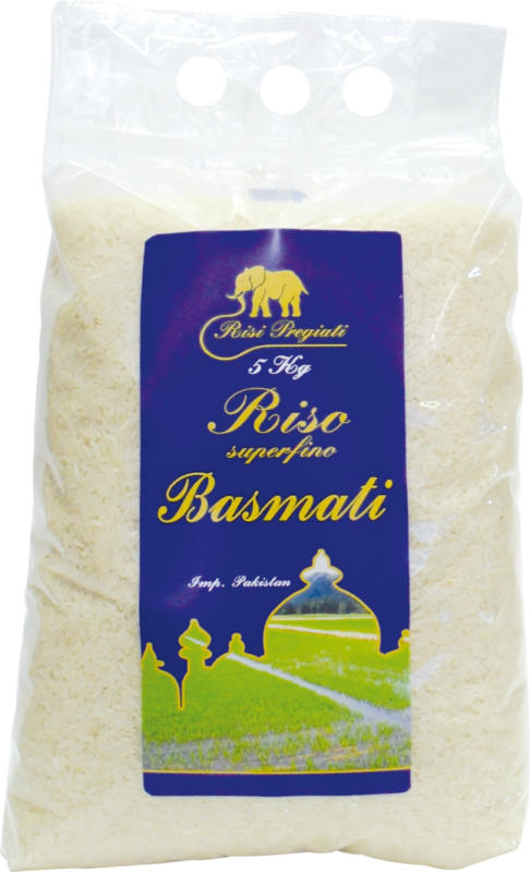 Risi Pregiati Basmatireis, superfein, 5 kg