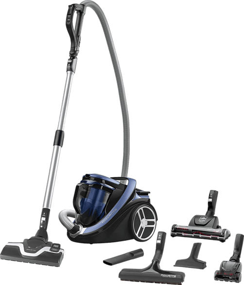 ROWENTA RO7690 Silence Force Cyclonic Animal, Bodenstaubsauger, Staubsauger, 550 Watt, Blau/Schwarz