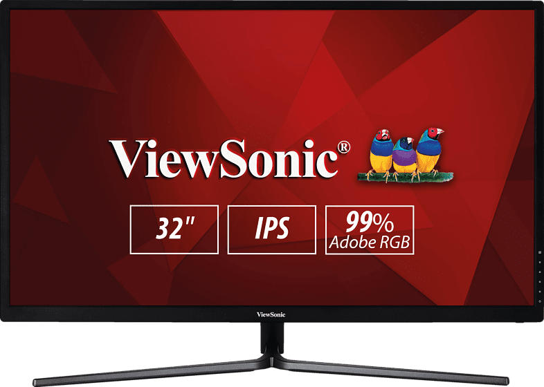 VIEWSONIC VX3211-2K-MHD 32 Zoll WQHD Monitor (3 ms Reaktionszeit, 60 Hz)