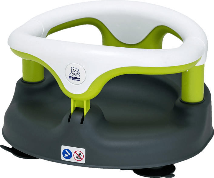 ROTHO 20429 Baby Badesitz Grau/Weiß/Apple Green