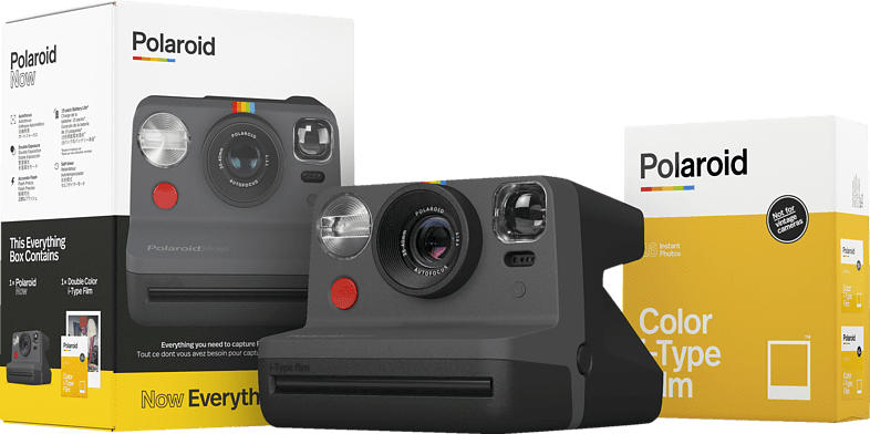 POLAROID Now Kamera Everything Box Sofortbildkamera, Schwarz