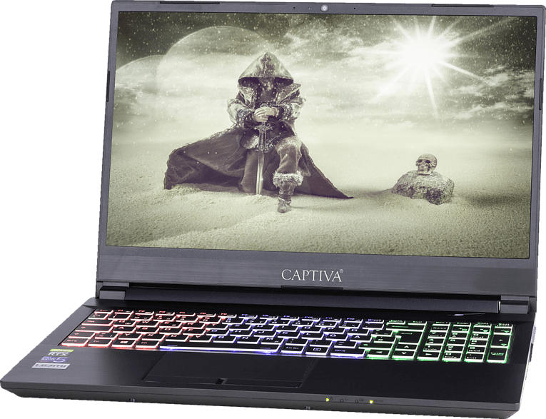 CAPTIVA I54-327, Gaming Notebook mit 15.6 Zoll Display, Core i5 Prozessor, 16 GB RAM, 120 GB SSD, 1 TB HDD, RTX 2060, Schwarz