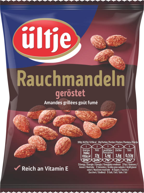 Amandes fumées Ültje, grillées, 150 g