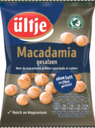Macadamia Ültje, salati, tostati senza grassi in forno, 150 g