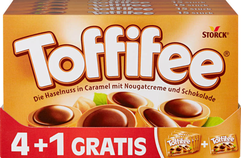 Toffifee Storck, 5 x 125 g