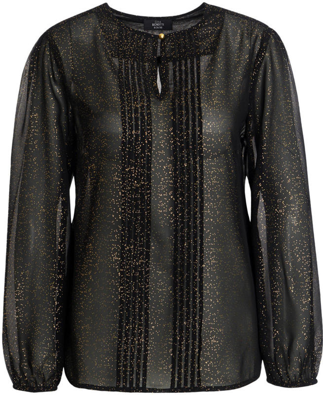 Damen Bluse mit Glitzerprint (Nur online)