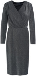 Damen Kleid mit silbernem Effektgarn