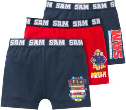 3 Feuerwehrmann Sam Retroboxer im Set