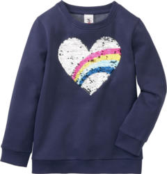 Mädchen Sweatshirt mit Wendepailletten