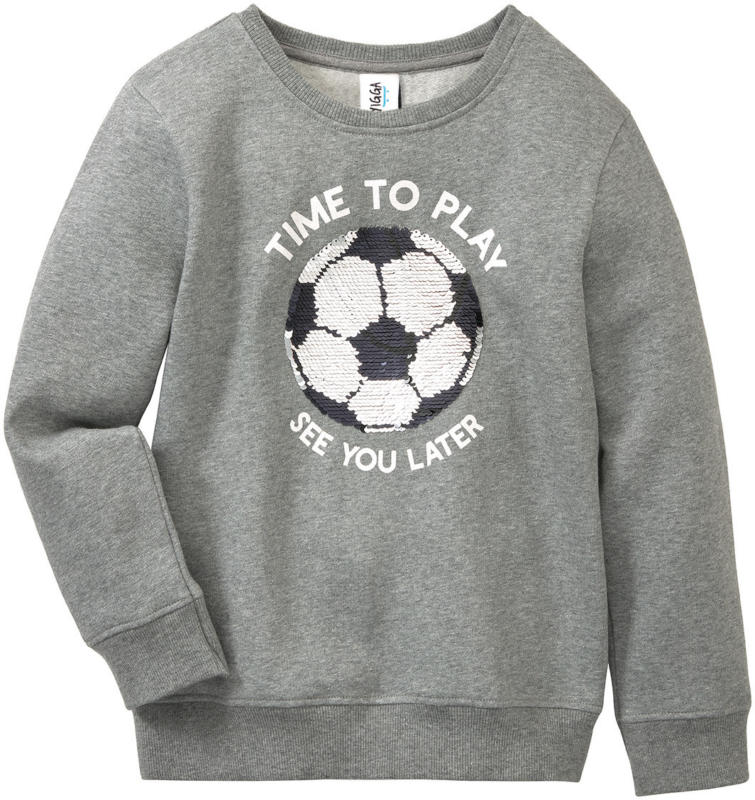 Jungen Sweatshirt mit Wendepailletten (Nur online)