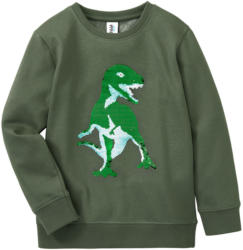 Jungen Sweatshirt mit Wendepailletten