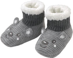 1 Paar Newborn Haussocken mit Teddyplüsch
