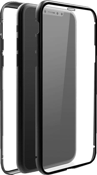 BLACK ROCK 360° Glass , Full Cover, Apple, iPhone 11, Kunststoff, Schwarz