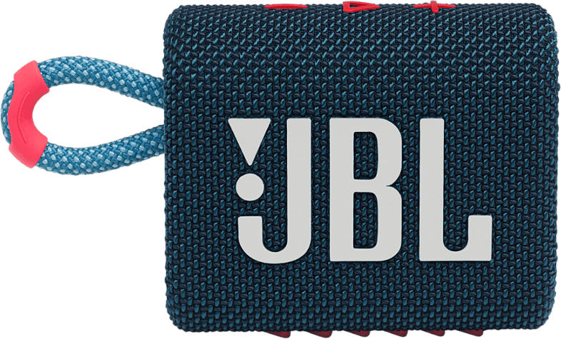 JBL Bluetooth Lautsprecher Go3, blau/pink