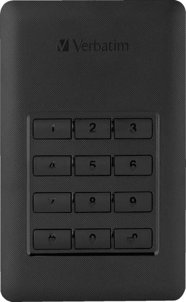 VERBATIM 53403 Secure Portable, 2 TB HDD, 2.5 Zoll, extern