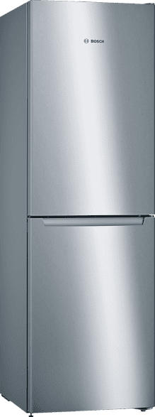 BOSCH KGN 34 NLEB Kühlgefrierkombination (A++, 242 kWh/Jahr, 1860 mm hoch, Edelstahl-Optik/Pearl Grey)