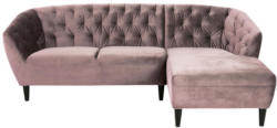 Chesterfield-Sofa in L-Form Ria Altrosa