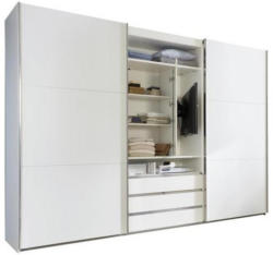 Schwebetürenschrank Magicglas B: 300 cm Weiss