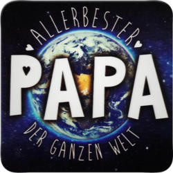 Glasuntersetzer Allerbester Papa