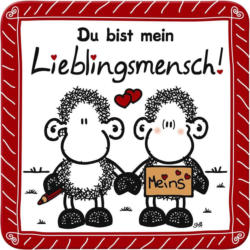 Glasuntersetzer Lieblingsmensch