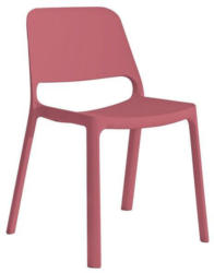 Stapelstuhl in Kunststoff Rot