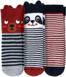3 Paar Baby Stoppersocken mit Tier-Motiv
