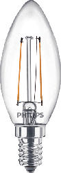 PHILIPS LEDclassic Lampe ersetzt 25W LED Lampe E14 warmweiß 2 Watt 250 Lumen