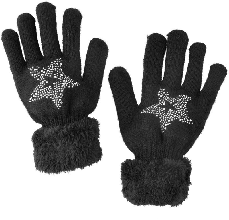 Damen Handschuhe mit Stern-Motiv (Nur online)
