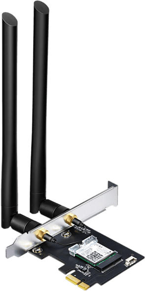WLAN Netzwerkkarte Archer T5E AC1200, 2.4GHz/5GHz, Bluetooth 4.2, PCIe x1
