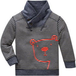 Jungen Sweatshirt mit Schalkragen (Nur online)