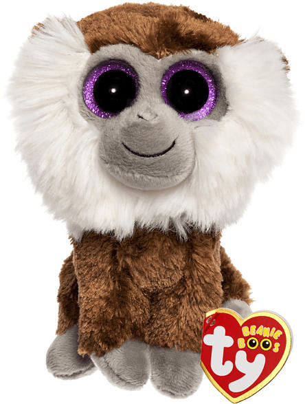TY Tamoo Bartaffe 15cm Plüschfigur, Mehrfarbig