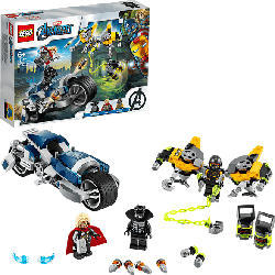 LEGO 76142 Avengers Speeder-Bike Attacke Bauspielzeug, Mehrfarbig