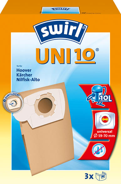 SWIRL UNI 10 Staubsaugerbeutel