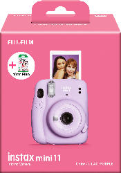 Fuji instax Mini 11 Kamera LILAC-PURPLE + 10er instax Mini Film