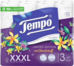 Tempo Toilettenpapier mit Vanilleduft 3-lagig XXXL PACK 32 Rollen -
