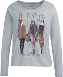 Damen Langarmshirt mit Nieten