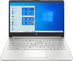 HP 14s-fq0370ng, Notebook mit 14 Zoll Display, Ryzen 7 Prozessor, 16 GB RAM, 1 TB SSD, AMD Radeon Grafik, Silber