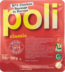 Poli Poulet-Lyoner Classic, geschnitten, Slovenien, 150 g
