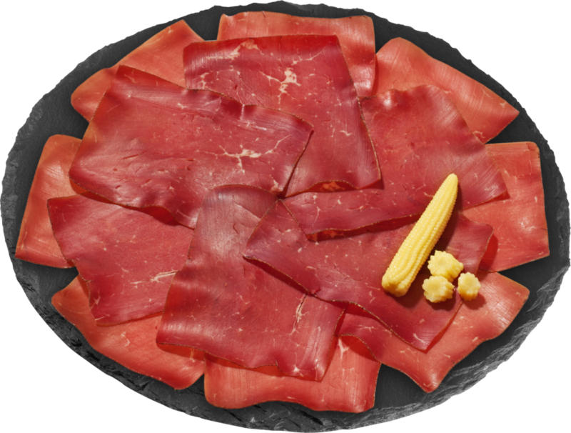 Carne secca dei Grigioni, tagliata sottilissima, Germania, 100 g