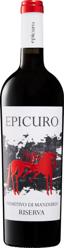 Epicuro Primitivo di Manduria DOP Riserva, 2016, Puglia, Italia, 75 cl