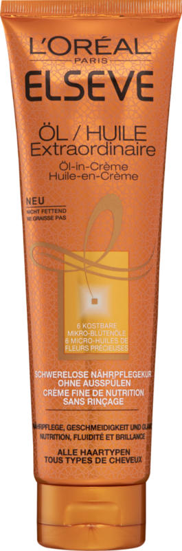 Olio Straordinario in crema Elsève L’Oréal, 150 ml
