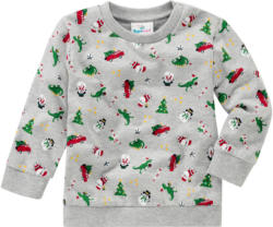Baby Langarmshirt mit Weihnachts-Allover