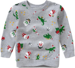Jungen Sweatshirt mit Weihnachts-Allover