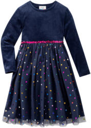 Festliches Mädchen Kleid mit Punkte-Allover (Nur online)